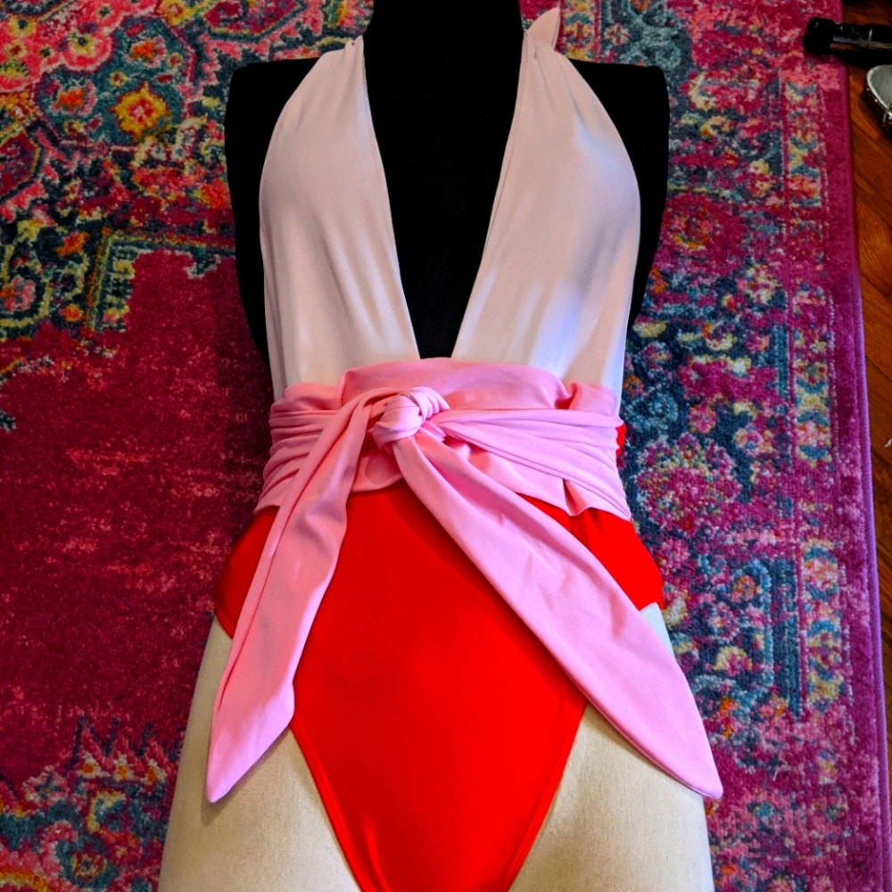 Color block swimsuit